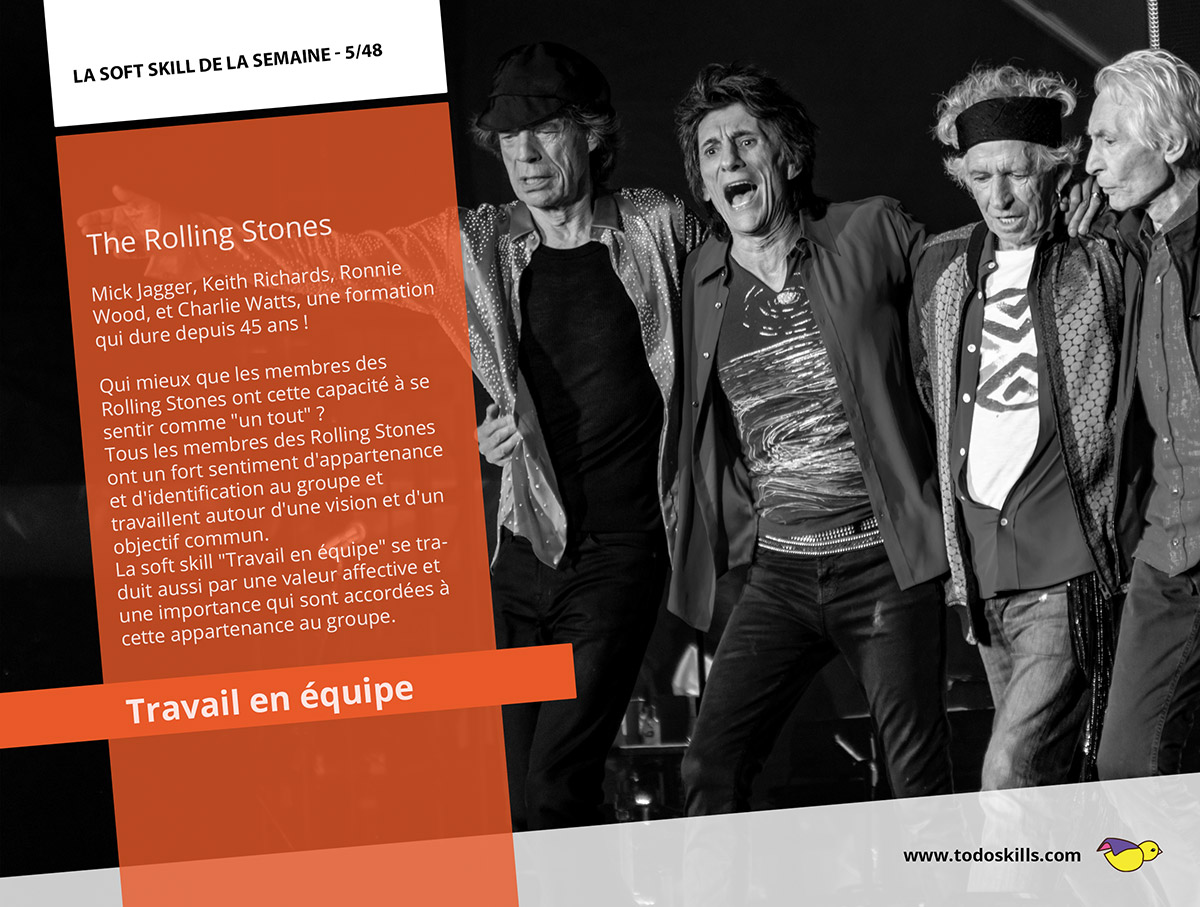 Le travail d'équipe et les Rolling Stones